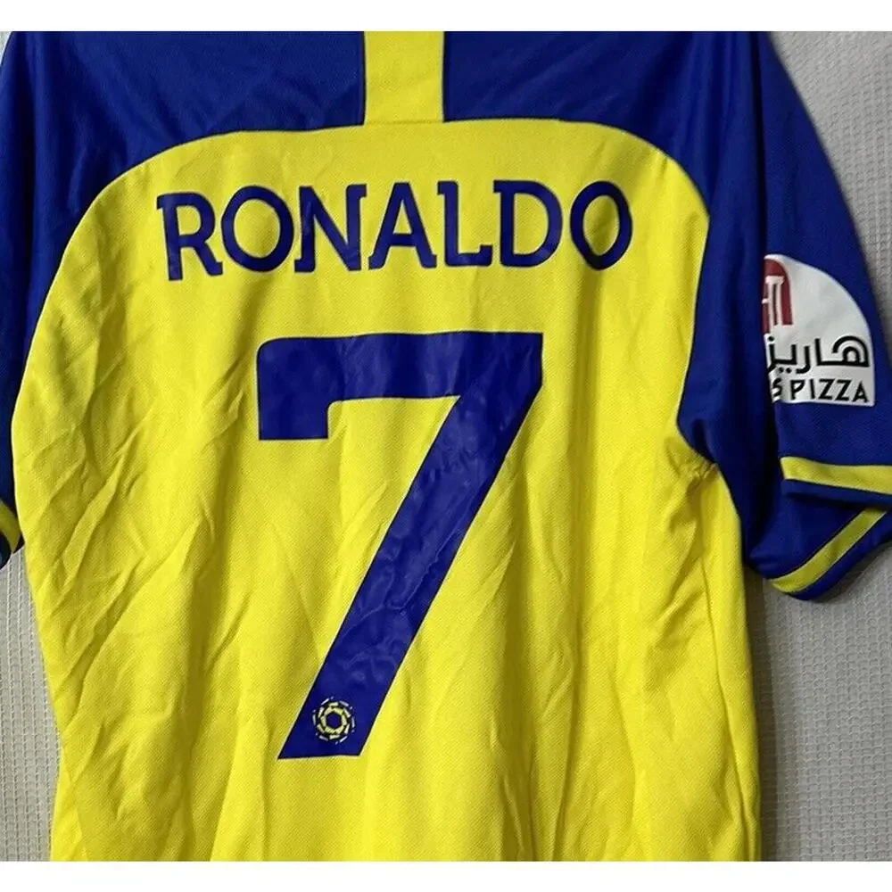 NWT Exclusive‎ Duneus Al Nassar FC Authentic Ronaldo Soccer Jersey Shirt Size XL